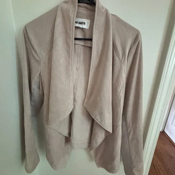 Anthropologie BB Dakota Vegan Suede Jacket Size Large - Picture 2 of 6
